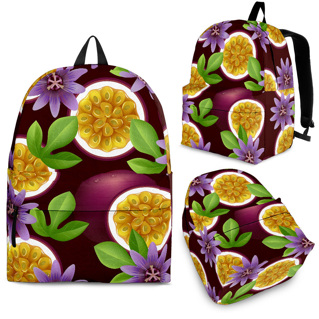 Passion Fruit Sliced Pattern Backpack