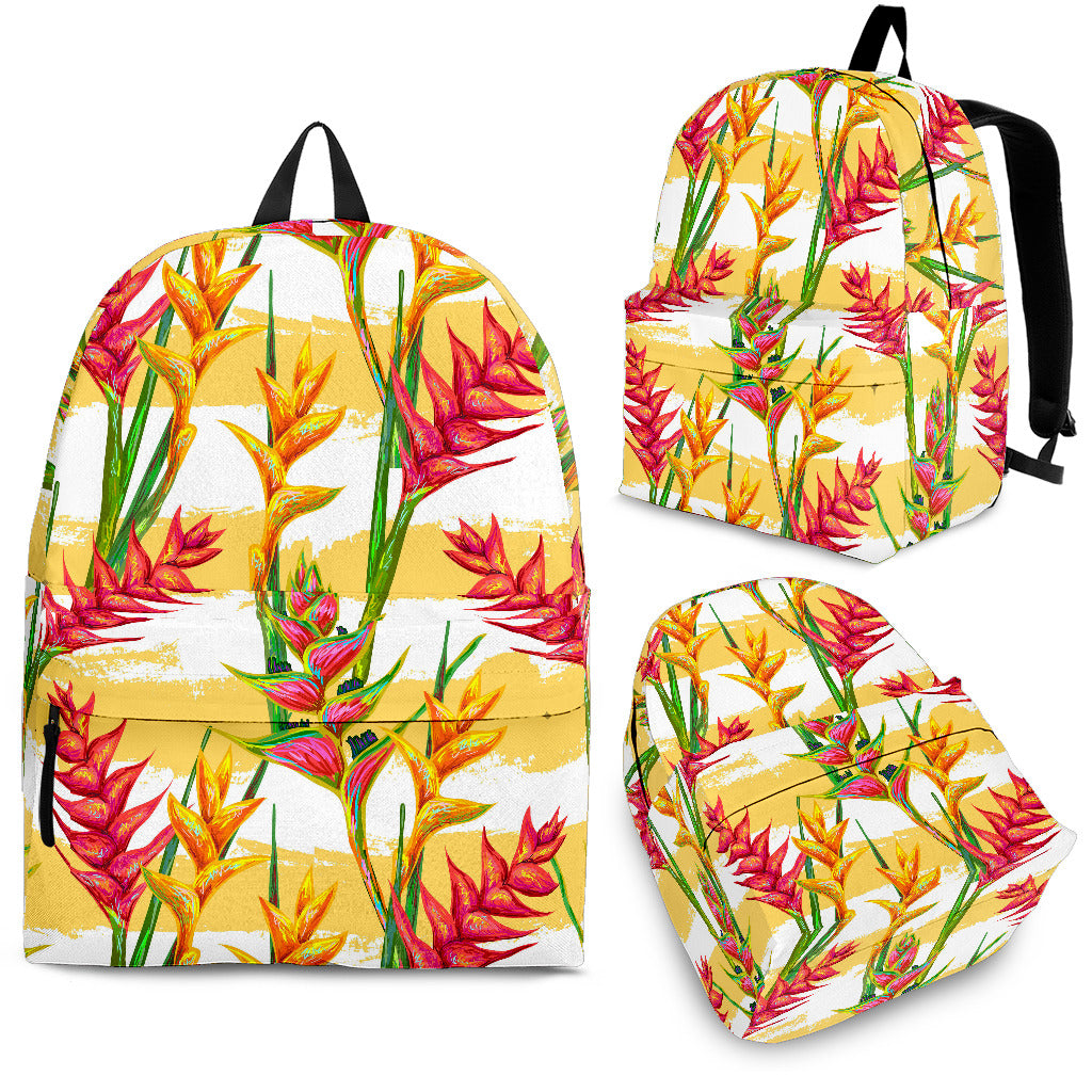 Heliconia Pattern Backpack