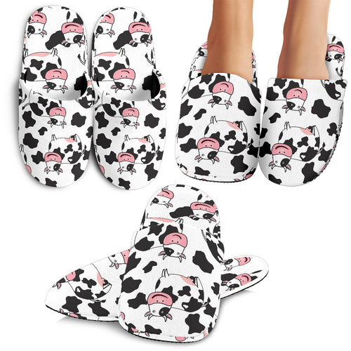 Cute Cow Pattern Slippers