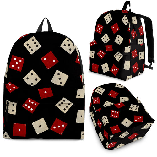 Dice Pattern Print Design 04 Backpack