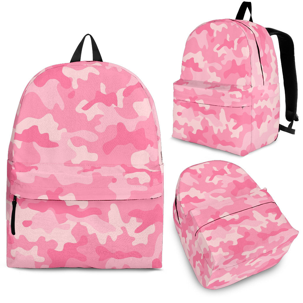 Pink Camo Camouflage Pattern Backpack