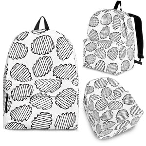 Potato Chips Pattern Print Design 03 Backpack