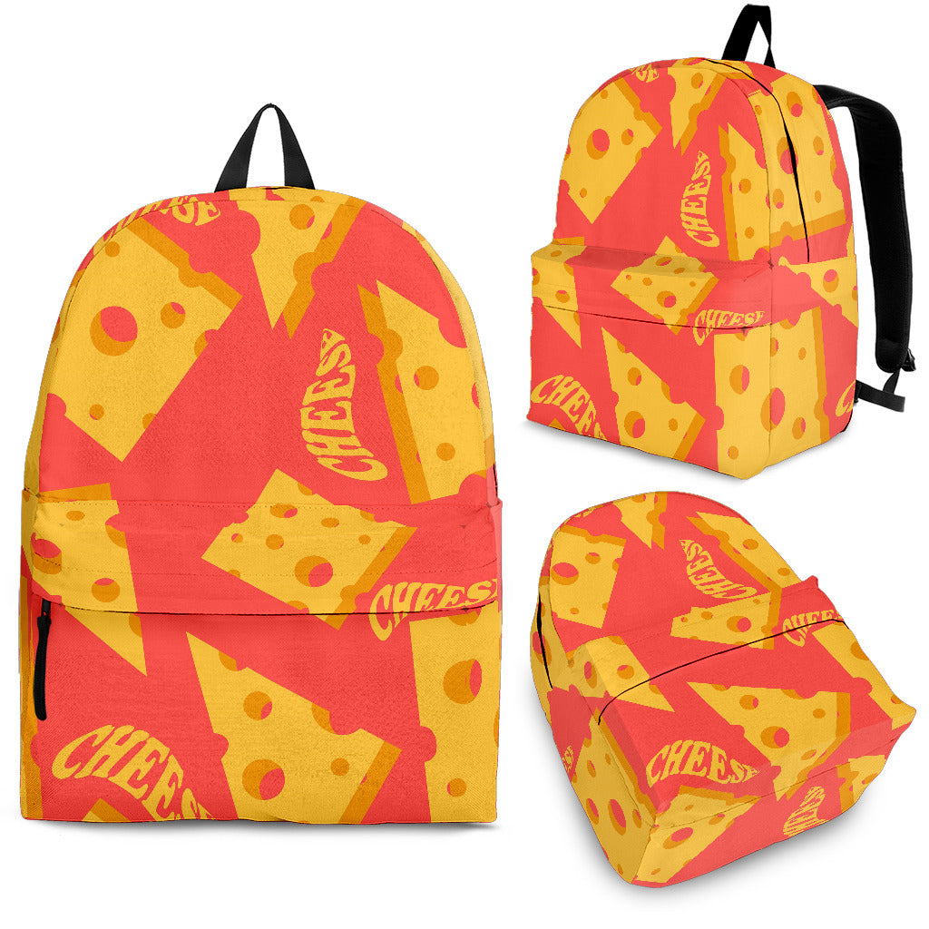 Sliced Cheese Pattern  Backpack