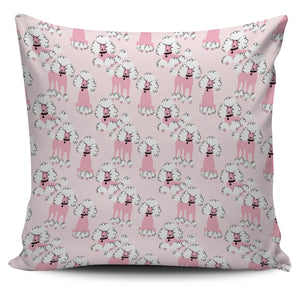 Poodle Pattern Pillow Cover