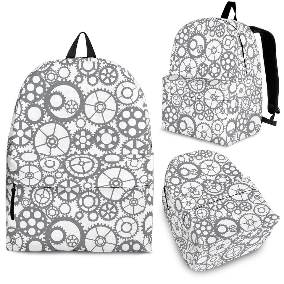 Gear Pattern Print Design 05 Backpack