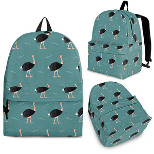 Ostrich Pattern Print Design 01 Backpack