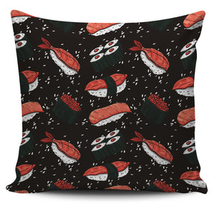Sushi Theme Pattern Pillow Cover