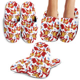 Goldfish Pattern Print Design 02 Slippers