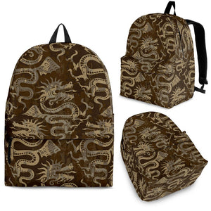 Dragon Pattern Backpack