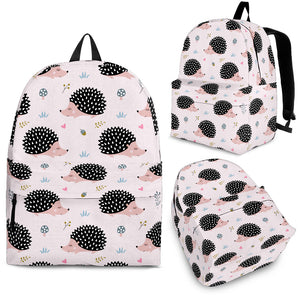 Hedgehog Pattern Print Design 04 Backpack