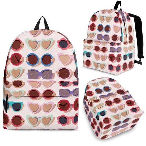 Sun Glasses Pattern Print Design 04 Backpack