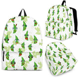 Green Peas Pattern Print Design 04 Backpack