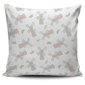 Windmill Pattern Background Pillow Cover