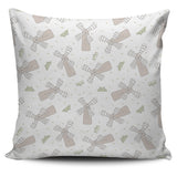 Windmill Pattern Background Pillow Cover