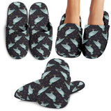 Pigeon Pattern Print Design 01 Slippers