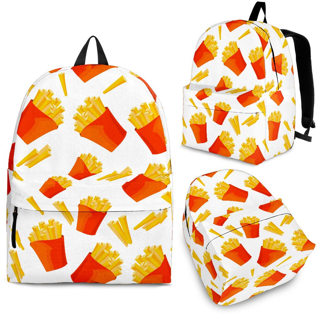 French Fries Pattern Backpack