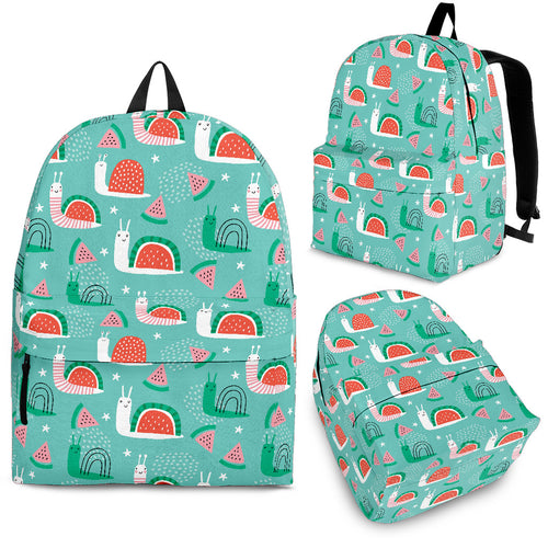 Snail Pattern Print Design 01 Backpack