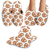 Pretzels Pattern Print Design 05 Slippers