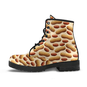 Peanut Pattern Leather Boots