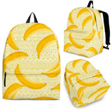 Banana Pattern Tribel Background Backpack