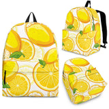 Lemon Pattern Background Backpack