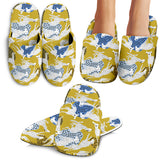 Greyhound Pattern Print Design 02 Slippers