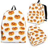 Pancake Pattern Print Design 04 Backpack