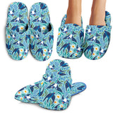 Swallow Pattern Print Design 05 Slippers