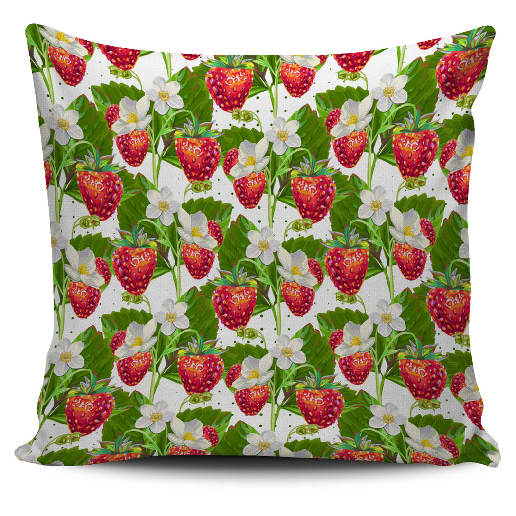 Strawberry Pattern Pillow Cover