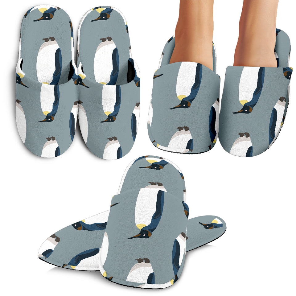 Penguin Pattern Theme Slippers