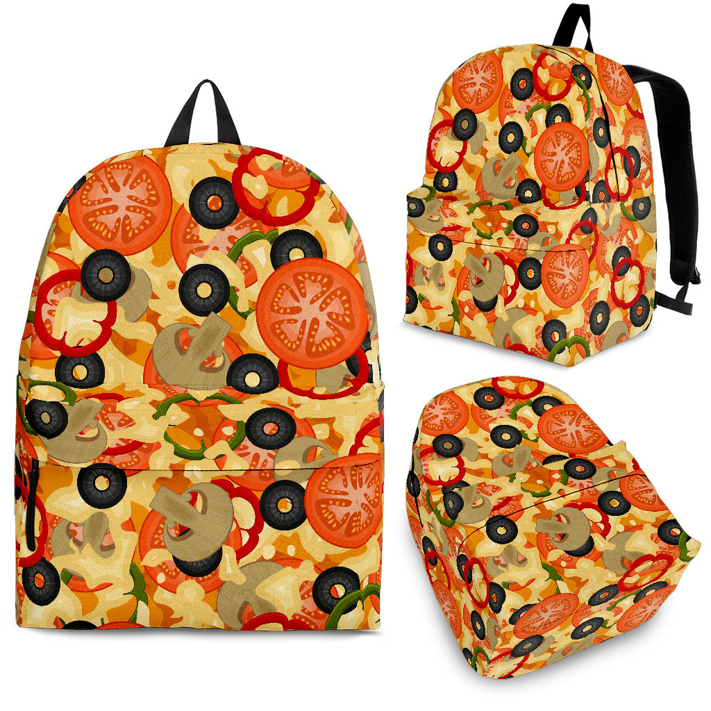 Pizza Texture Pattern Backpack