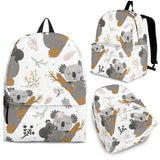 Koala Mom and Baby Pattern Backpack