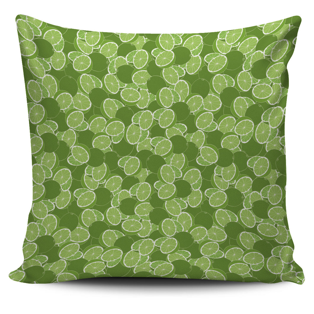 Lime Pattern Background Pillow Cover