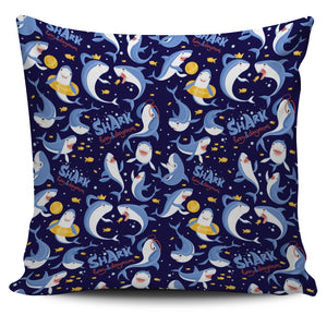 Shark Funny Pattern Pillow Cover