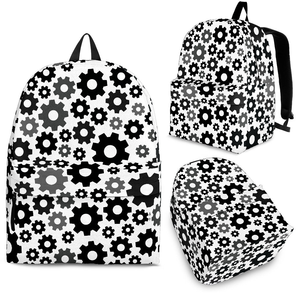 Gear Pattern Print Design 01 Backpack