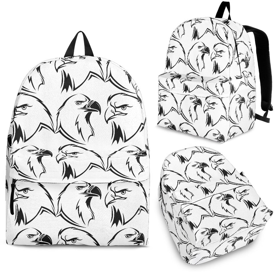 Eagle Pattern Print Design 01 Backpack