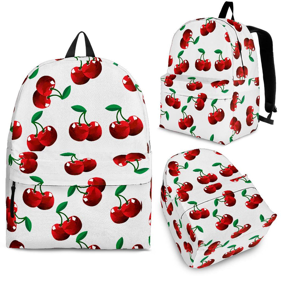 Cherry Pattern Backpack