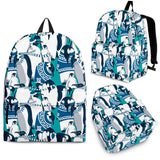 Penguin Pattern Backpack