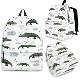 Crocodile Pattern Background Backpack