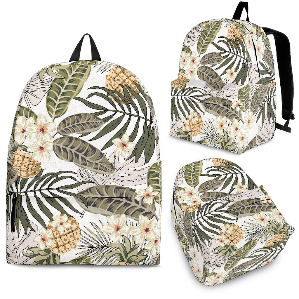 Pineapple Leave flower Pattern Backpack