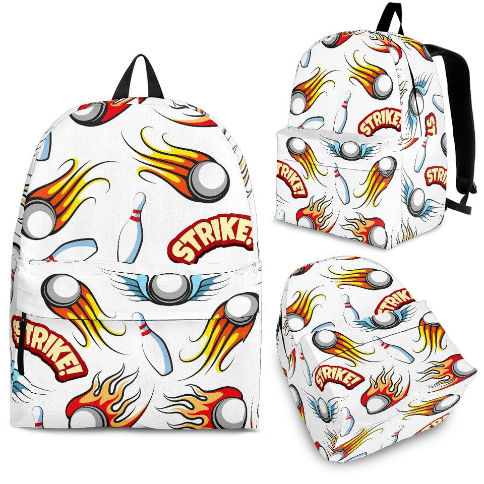Bowling Strike Pattern Backpack