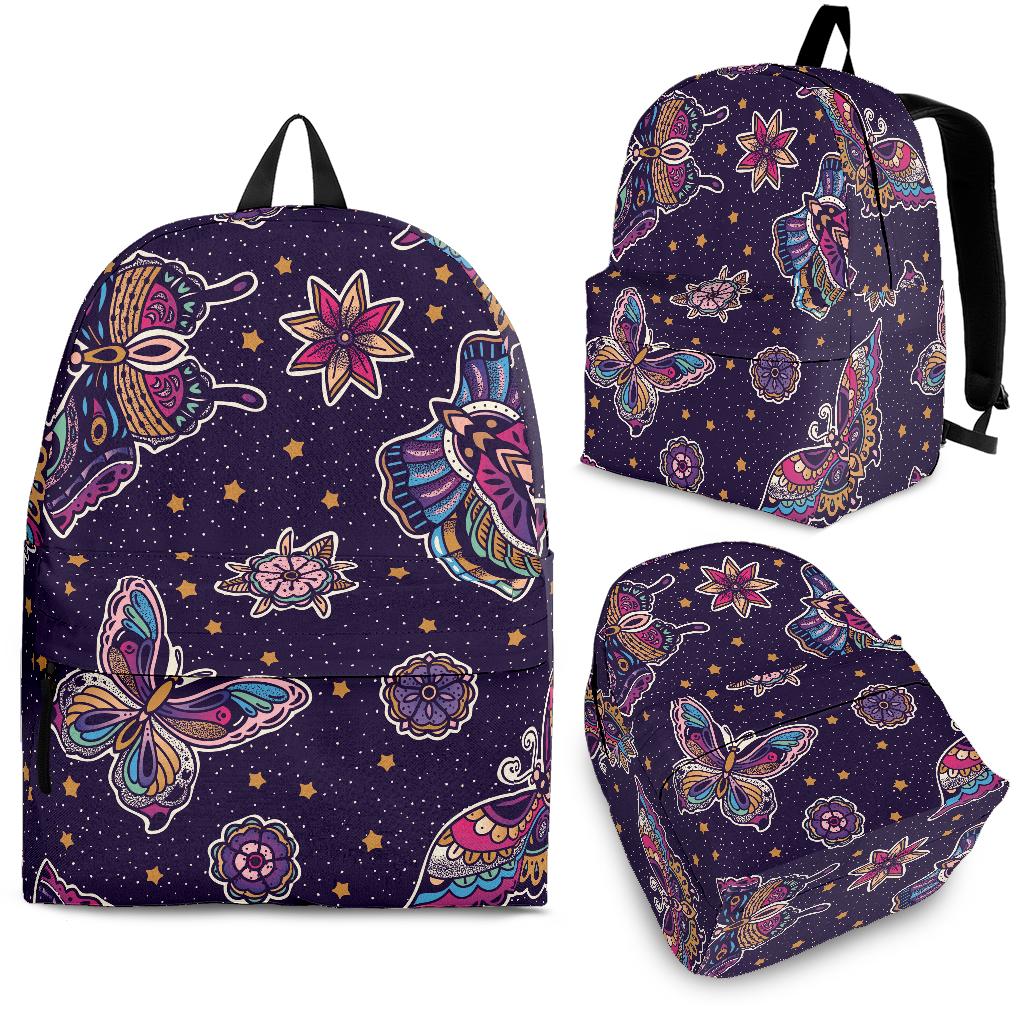 Butterfly Star Pokka Dot Pattern Backpack