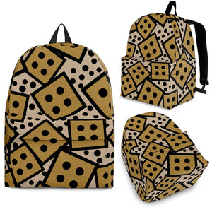 Dice Pattern Print Design 02 Backpack