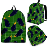 Eggplant Pattern Print Design 04 Backpack