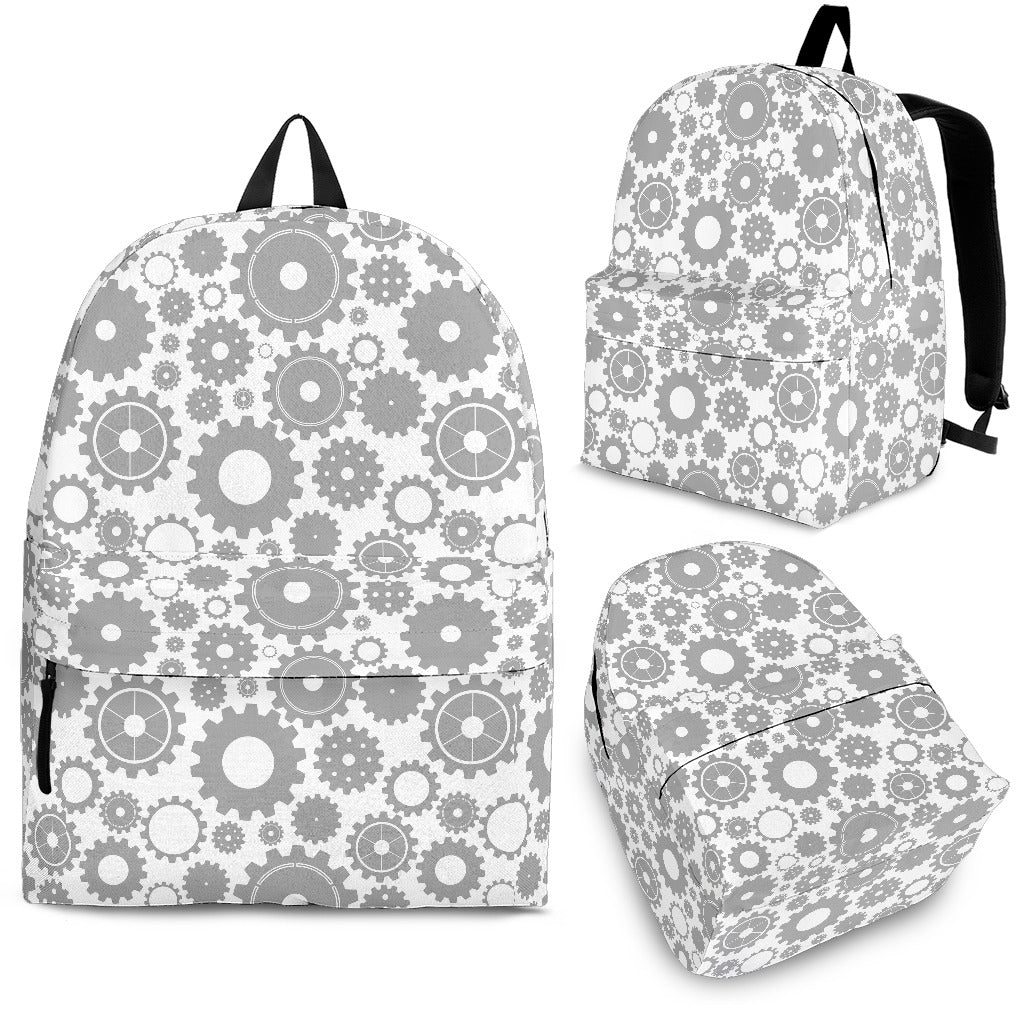 Gear Pattern Print Design 03 Backpack