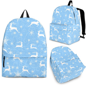 Snowflake Deer Pattern Backpack
