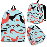 Sea Lion Pattern Theme Backpack