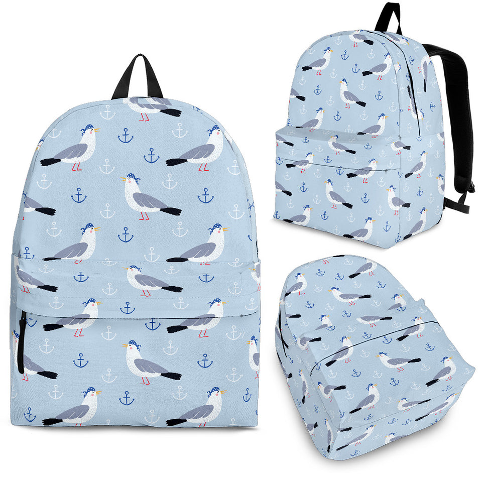 Pigeon Pattern Print Design 03 Backpack