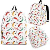 Red Green Yellow Chili Pattern Backpack