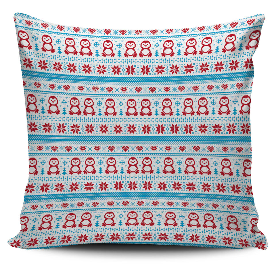 Penguin Sweater Printed Pattern Pillow Cover
